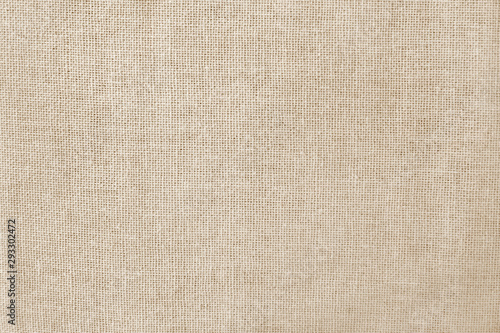 Brown cotton fabric texture background, seamless pattern of natural textile. photo