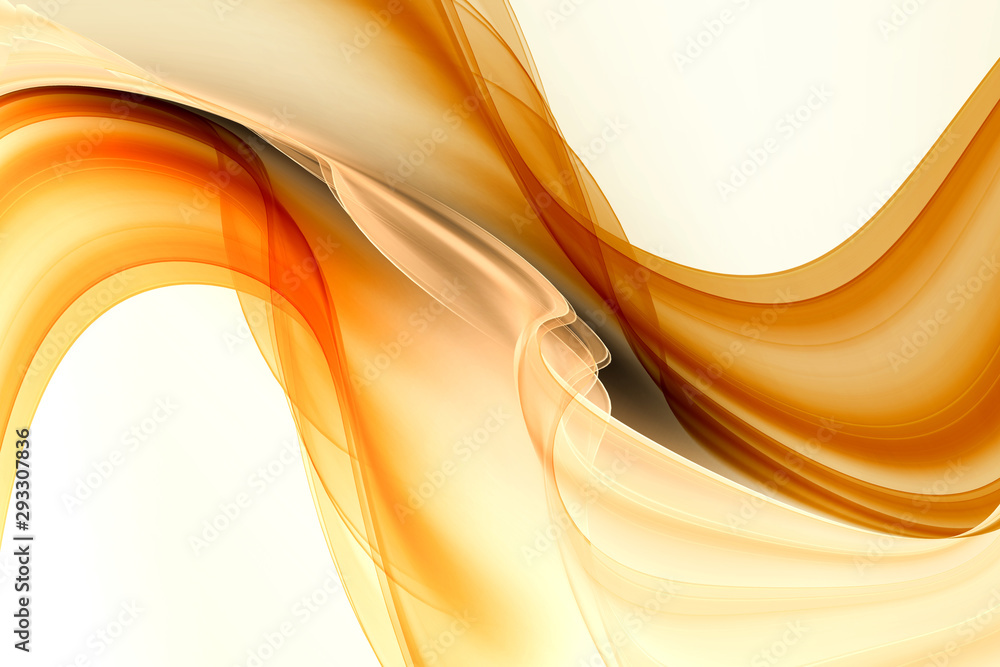 Gold motion modern waves background. - obrazy, fototapety, plakaty 