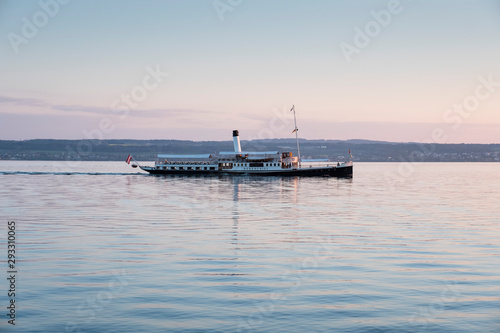 Obraz na płótnie Schiff auf dem Bodensee