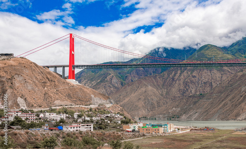 Natural scenery in Yanding County, western Sichuan Province, China