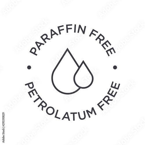 Paraffin petrolatum free icon