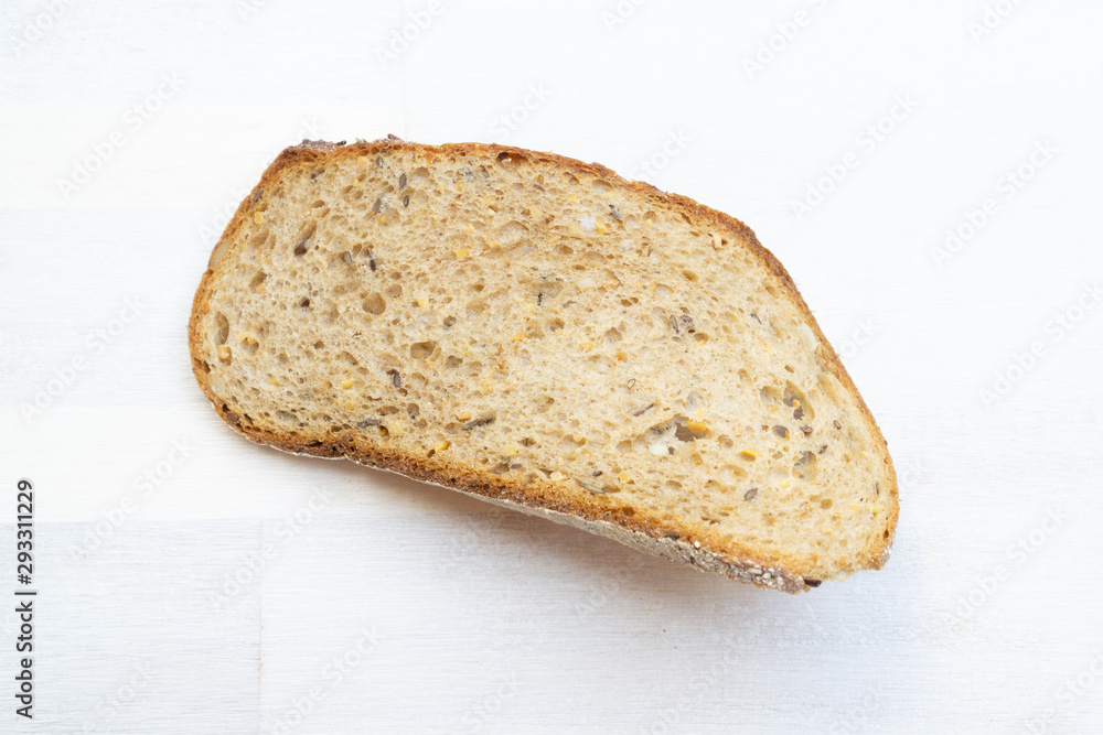 A dry slice of bread