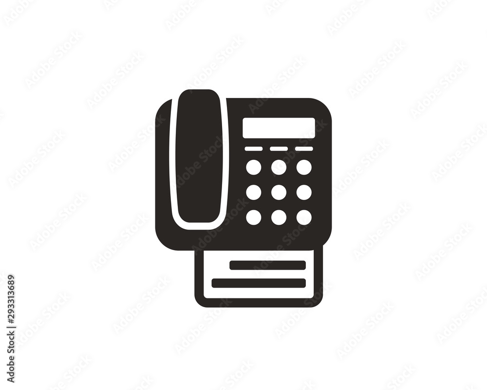 Faximile icon symbol vector Faximile icon symbol vector