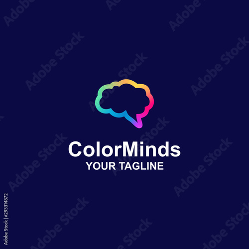 color mind logo awesome design inspiration