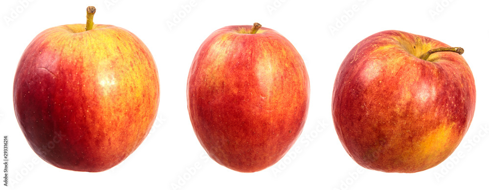 ripe tasty apple. on a white ripe tasty apple. on a white