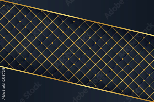 Luxury black background with 3d style.