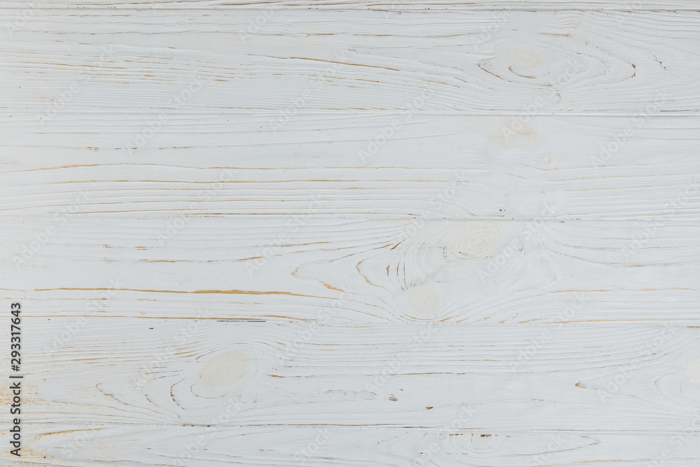 Fototapeta premium Old painted wooden board. Copy space