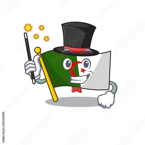 Magician flag algeria are stored mascot bag