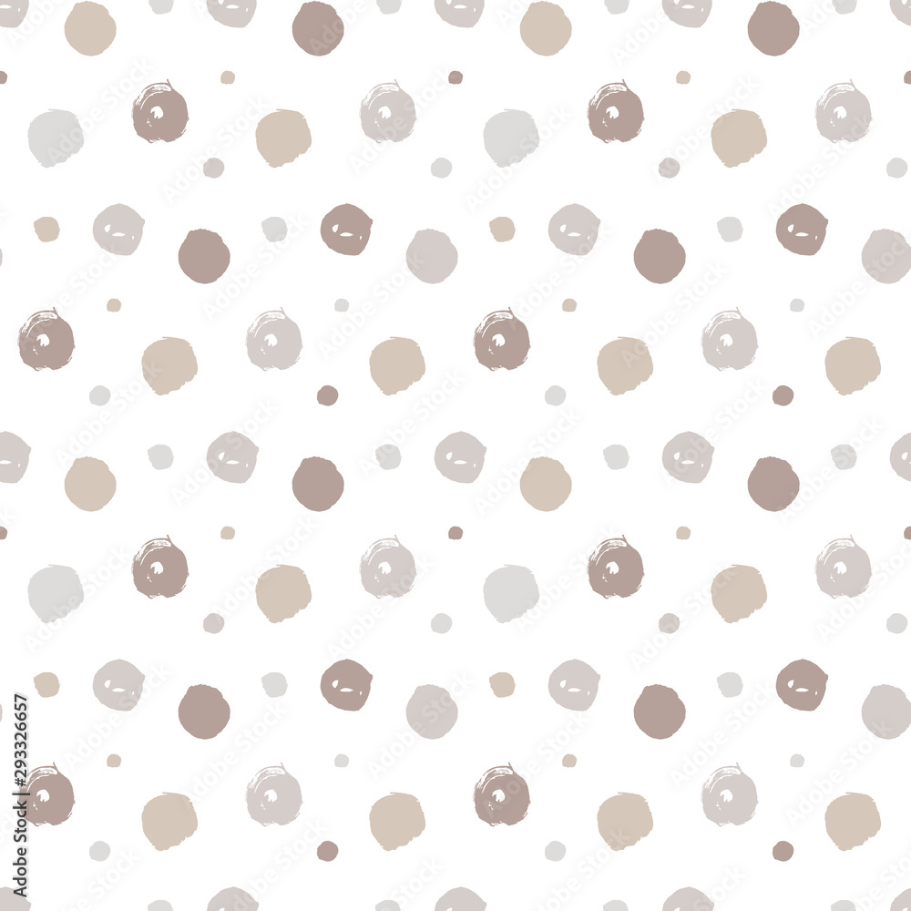Vector fashion brushes bold seamless pattern Vector fashion brushes bold seamless pattern