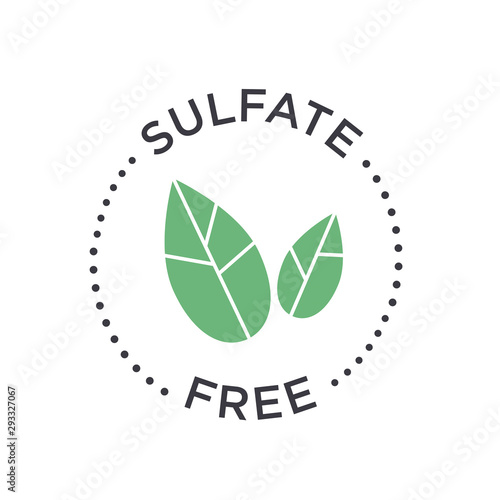 Sulfate free icon