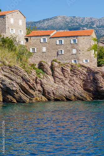 island of St. Stephen off the coast of Montenegro