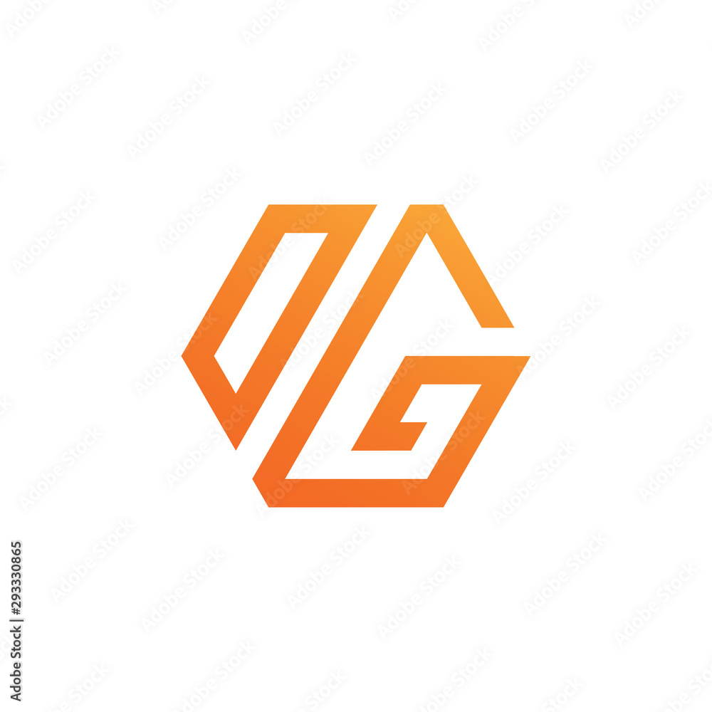 initial G logo template initial G logo template