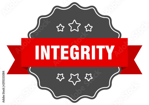 integrity red label. integrity isolated seal. integrity