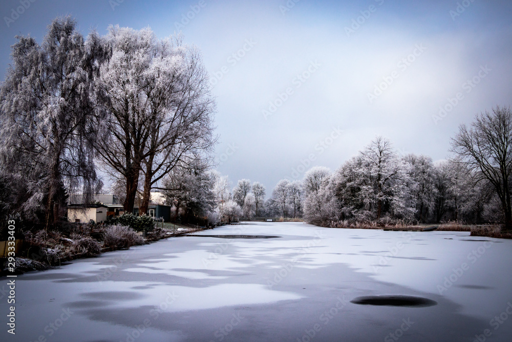 Fototapeta premium Winter Amsterdam