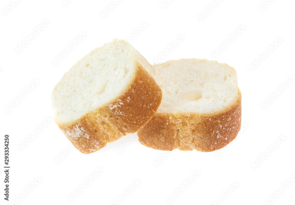 Bread isolated on white background