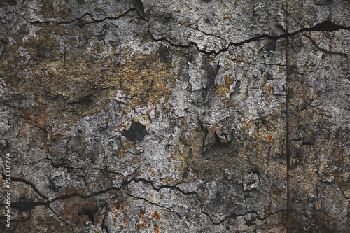 Beautiful background texture of stone and concrete with cracks. Multi-exposure, art background
