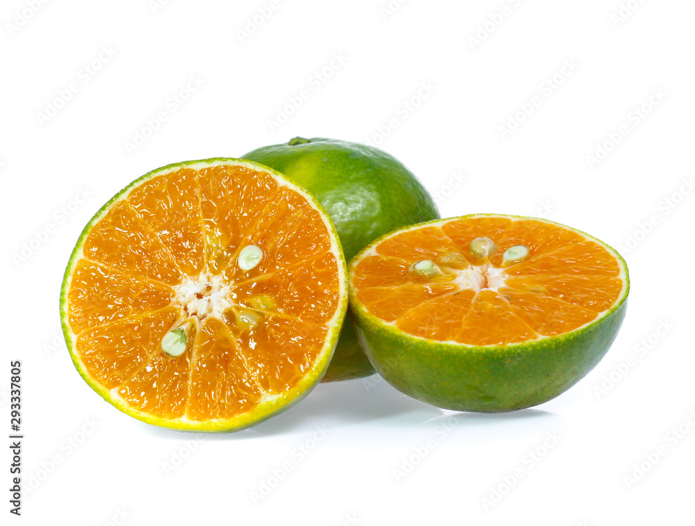 Orange fruit isolated on white background Orange fruit isolated on white background
