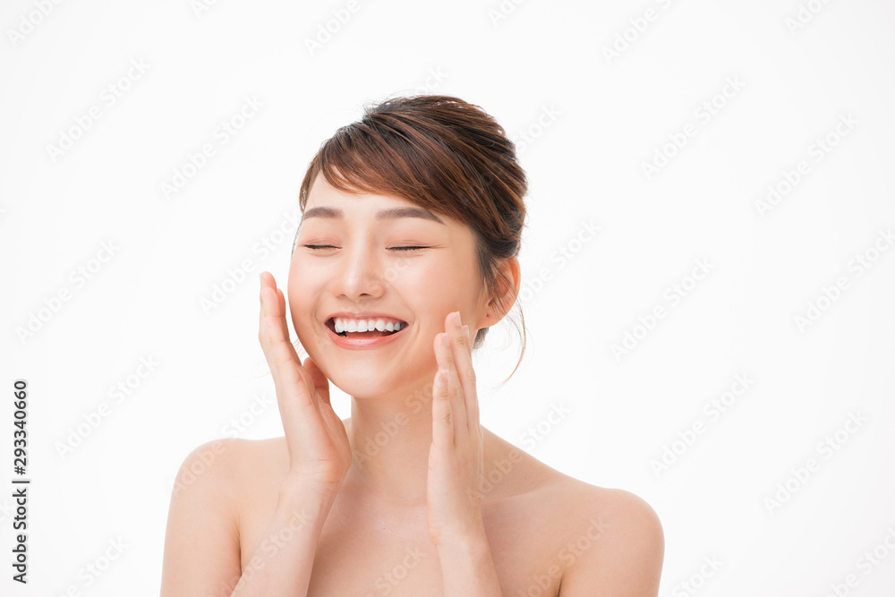 Beautiful Young asian Woman with Clean Fresh Skin look. Beautiful Young asian Woman with Clean Fresh Skin look.