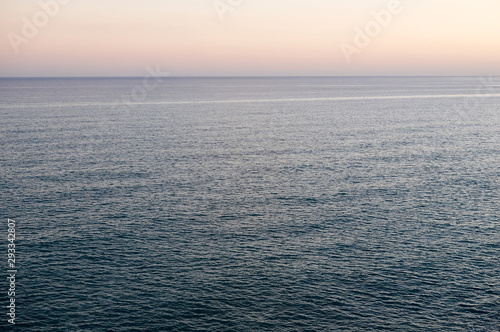 Mediterranean sea background at sunset