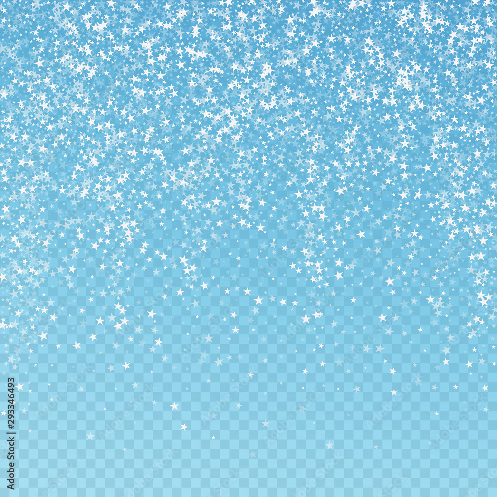 Obraz premium Amazing falling stars Christmas background. Subtle