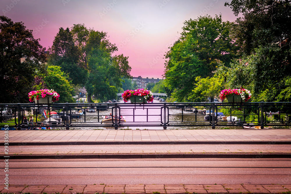 Obraz premium Pink Bridge