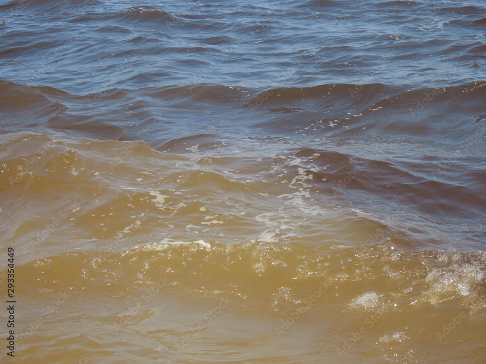 Meeting of the Negro and Solimões Rivers in the Amazon, Brazil Meeting of the Negro and Solimões Rivers in the Amazon, Brazil
