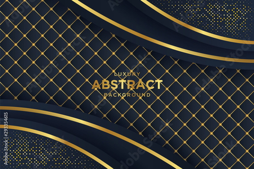 Luxury black background with 3d style.