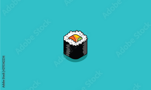 sushi food vector for your projects