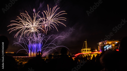 Feu d'artifice Port Plage