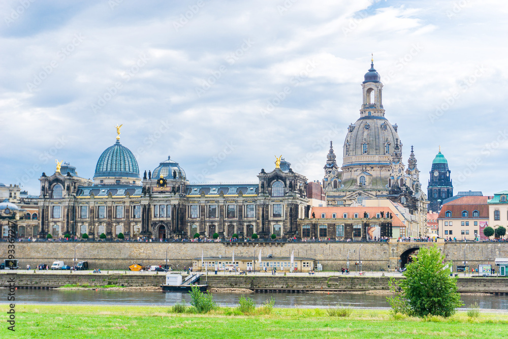 Obraz premium DRESDEN, GERMANY - July 23, 2017: Dresden Castle,Palace state art collection, Germany