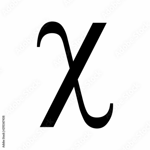 Chi greek sign
