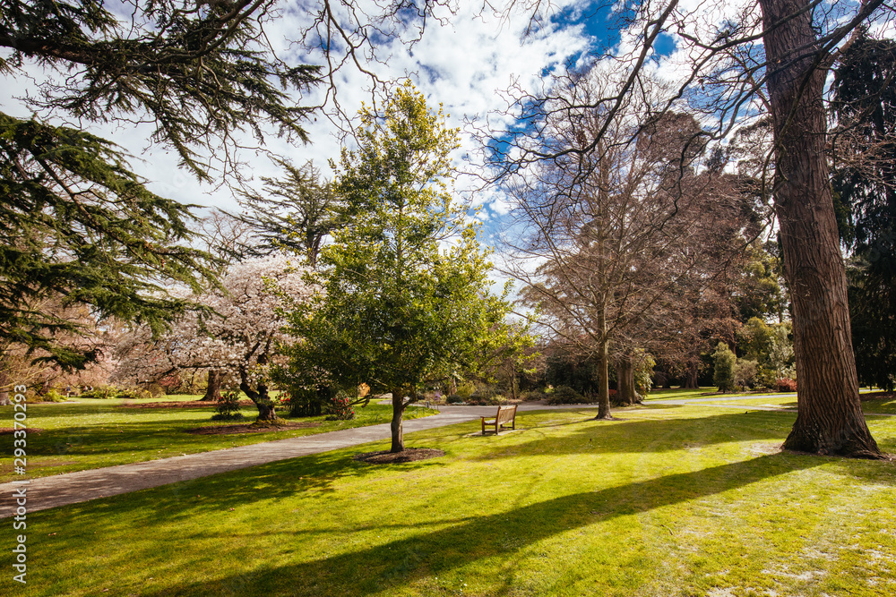 Christchurch Botanic Gardens in New Zealand