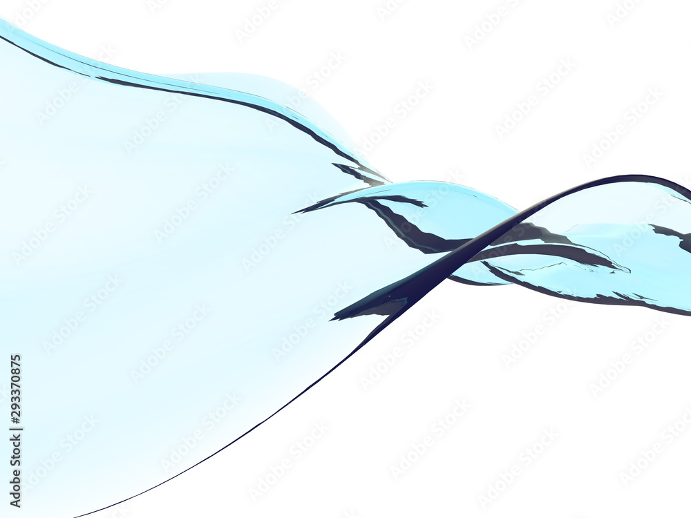 Blue pure water liquid splash Blue pure water liquid splash