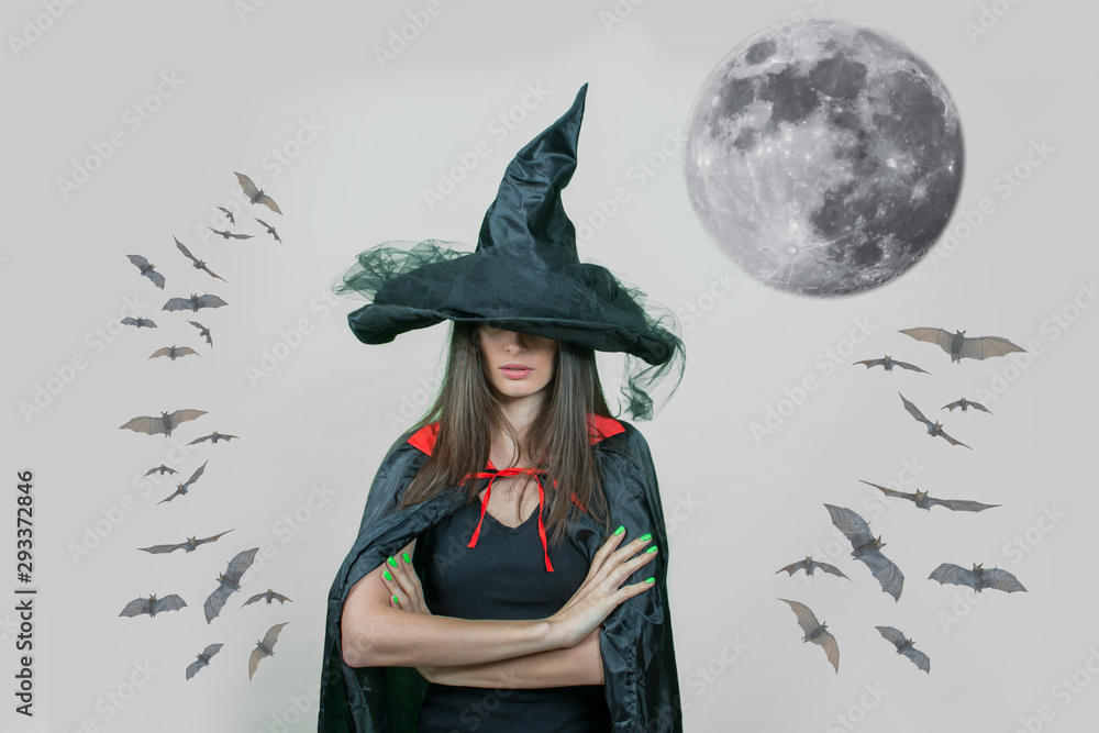 Wide Halloween party art design 