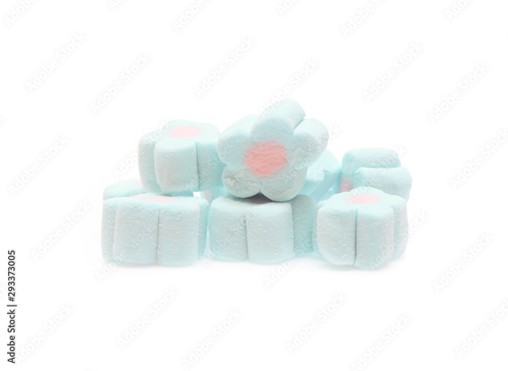 Marshmallows isolated on white background Marshmallows isolated on white background