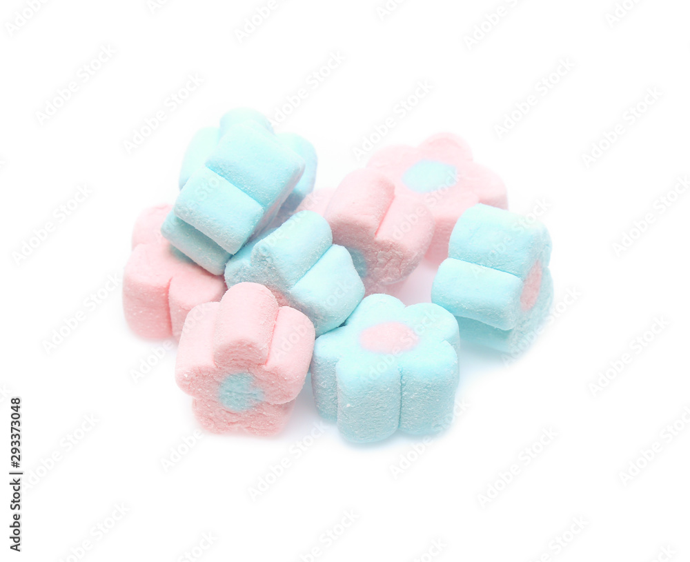 Marshmallows isolated on white background Marshmallows isolated on white background