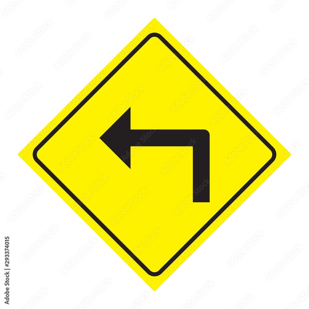 traffic sign arrow icon vector. traffic sign arrow icon vector.