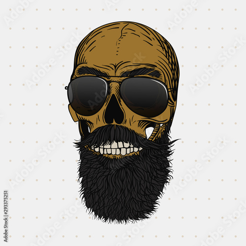 skull beard 19.eps