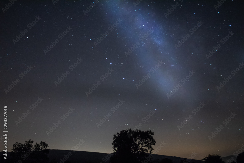 milky way seen in the mount of Orduña, vizcaya milky way seen in the mount of Orduña, vizcaya