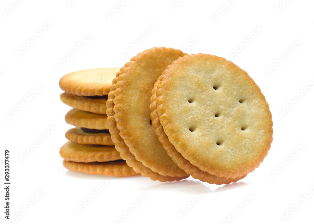 Sandwich biscuits cracker isolated on white background Sandwich biscuits cracker isolated on white background