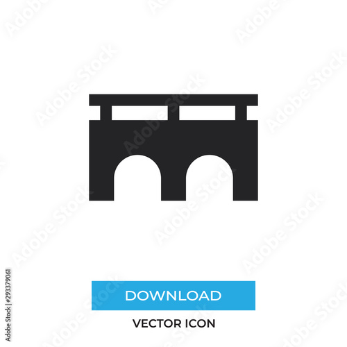 Bridge vector icon, simple sign for web site and mobile app.