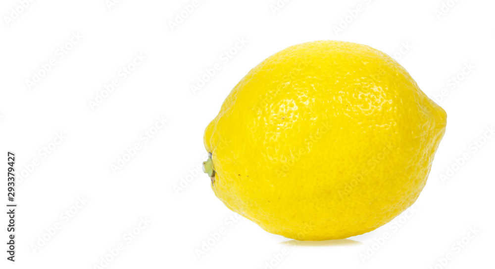 Fresh lemon isolated on white Fresh lemon isolated on white