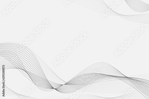 Abstract wave element design on grey background.