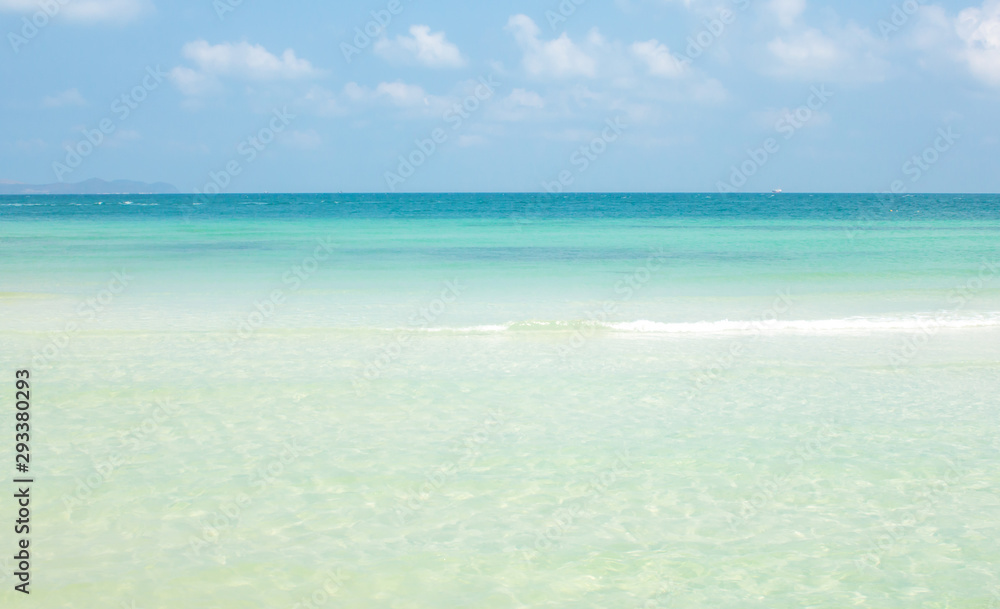 beach and tropical sea