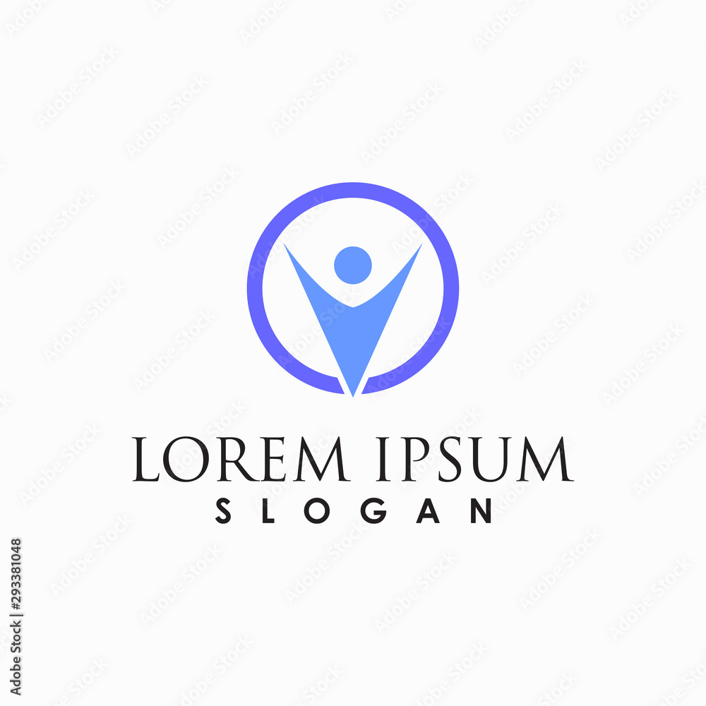 people vector logo design people vector logo design