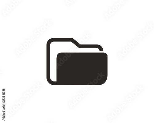 Folder icon symbol vector