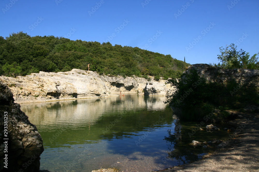 les cascades du Sautadet dans le Gard