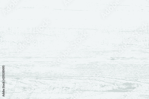 White wood plank texture for background. Vector illustration.