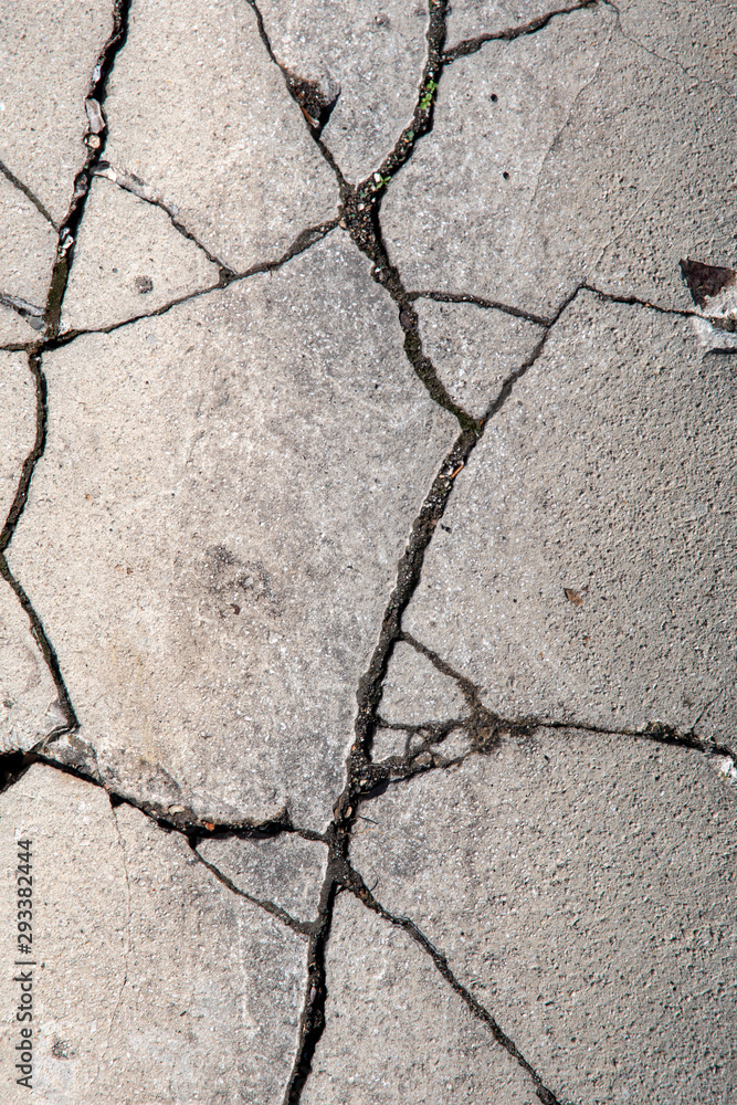 Obraz premium Béton craquelé, Arrière-plan, texture