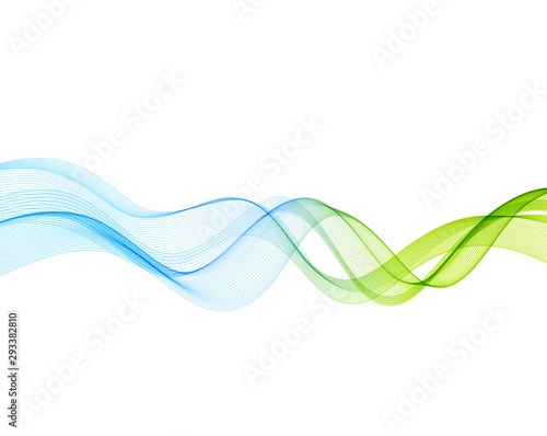 Abstract curved lines background. Template brochure design